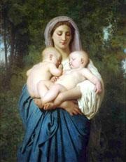 ウィリアム・アドルフ・ブーグロー Painting - ラ・シャリテ 1859 リアリズム ウィリアム・アドルフ・ブーグロー